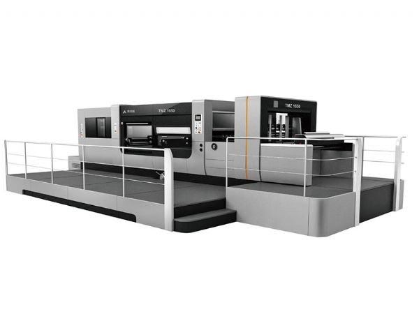 前缘输纸全自动平压平清废模切机